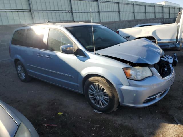 2C4RC1CG3DR569496 - 2013 CHRYSLER TOWN & COU TOURING L BLUE photo 4