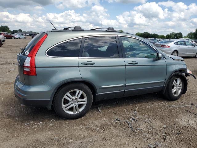 JHLRE4H72AC002062 - 2010 HONDA CR-V EXL GREEN photo 3