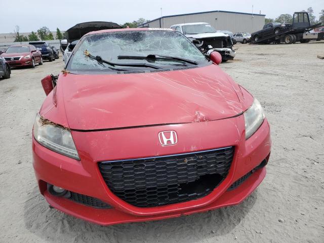 JHMZF1C65DS001956 - 2013 HONDA CR-Z EX RED photo 5