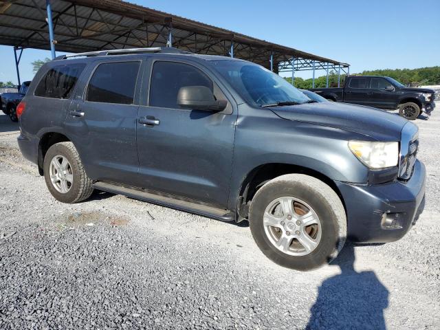 5TDZY64A28S014240 - 2008 TOYOTA SEQUOIA SR5 GRAY photo 4