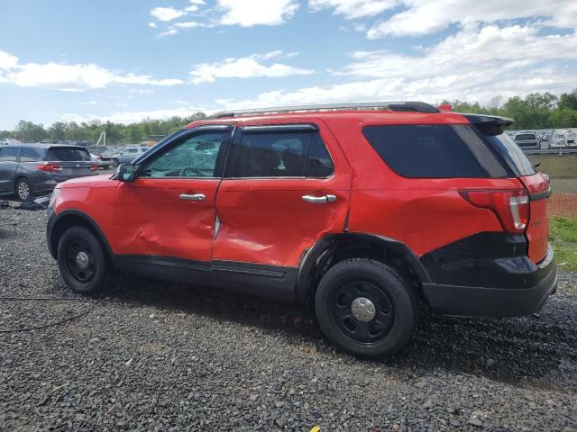 1FM5K8AR9HGC87056 - 2017 FORD EXPLORER POLICE INTERCEPTOR 红色 照片 2