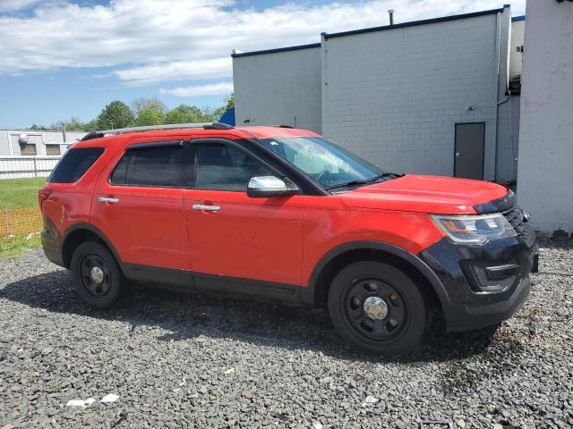 1FM5K8AR9HGC87056 - 2017 FORD EXPLORER POLICE INTERCEPTOR 红色 照片 4