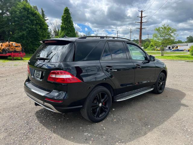 4JGDA5HB2FA501777 - 2015 MERCEDES-BENZ ML 350 4MATIC BLACK photo 4