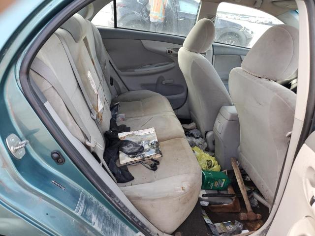 JTDBL40E49J029401 - 2009 TOYOTA COROLLA BASE TEAL photo 6