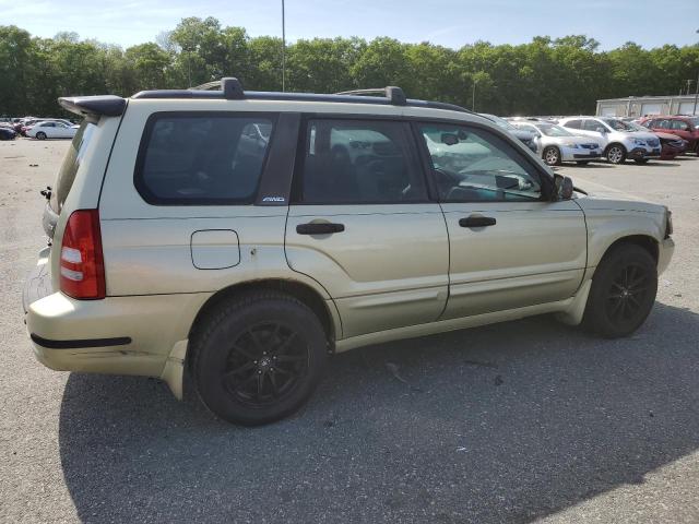 JF1SG65644H747683 - 2004 SUBARU FORESTER 2.5XS Złoty zdjęcie 3