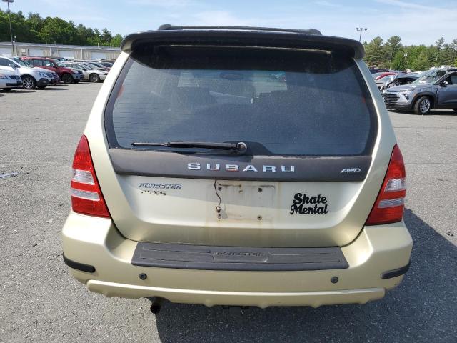 JF1SG65644H747683 - 2004 SUBARU FORESTER 2.5XS Złoty zdjęcie 6