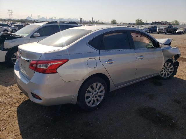 3N1AB7AP1HY241105 - 2017 NISSAN SENTRA S SILVER photo 3