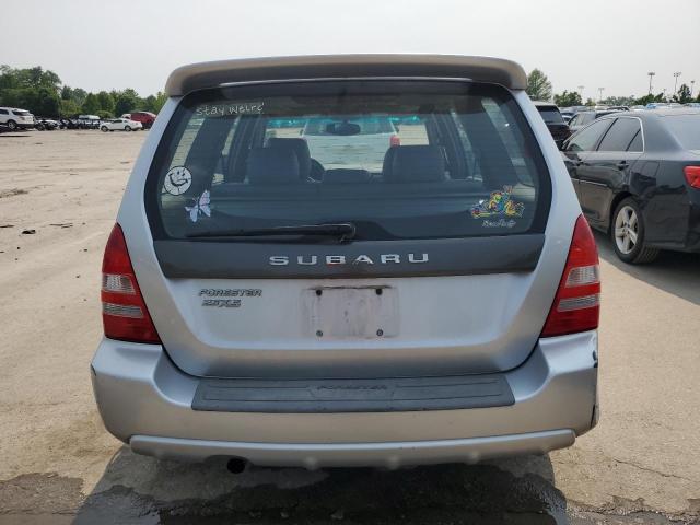 JF1SG65644H711587 - 2004 SUBARU FORESTER 2.5XS ვერცხლისფერი ფოტო 6