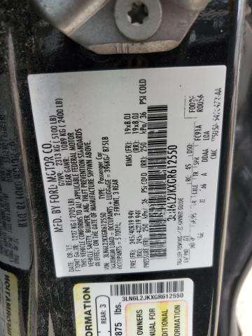 3LN6L2JKXGR612550 - 2016 LINCOLN MKZ 黑色 照片 12