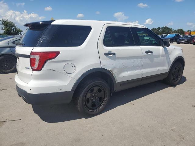 1FM5K8AR4HGD60303 - 2017 FORD EXPLORER POLICE INTERCEPTOR თეთრი ფოტო 3