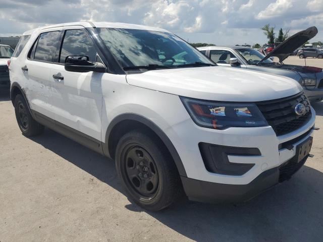 1FM5K8AR4HGD60303 - 2017 FORD EXPLORER POLICE INTERCEPTOR თეთრი ფოტო 4