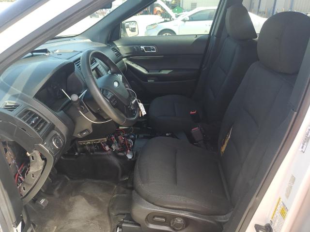 1FM5K8AR4HGD60303 - 2017 FORD EXPLORER POLICE INTERCEPTOR თეთრი ფოტო 7