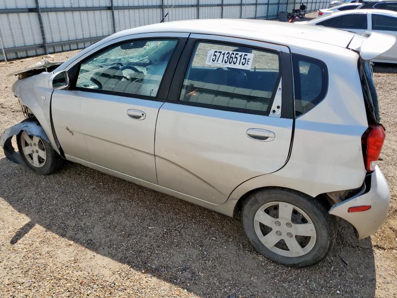 KL1TD66678B254800 - 2008 CHEVROLET AVEO BASE 银色 照片 2