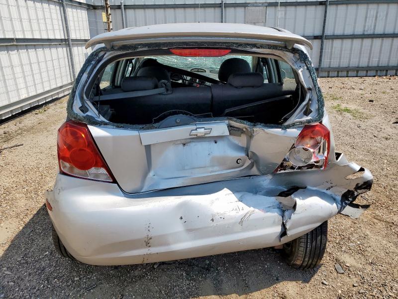 KL1TD66678B254800 - 2008 CHEVROLET AVEO BASE 银色 照片 6