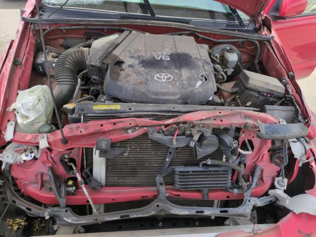 5TEJU62N37Z411889 - 2007 TOYOTA TACOMA DOUBLE CAB PRERUNNER RED photo 11