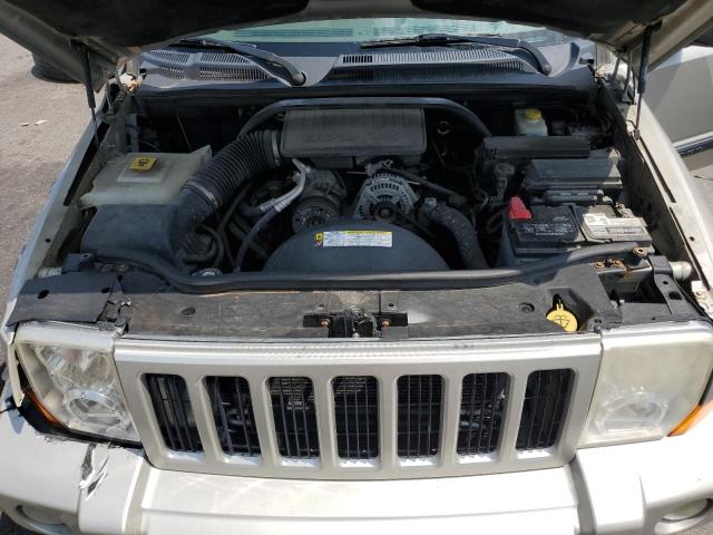 1J8HG48K67C685327 - 2007 JEEP COMMANDER SILVER photo 11