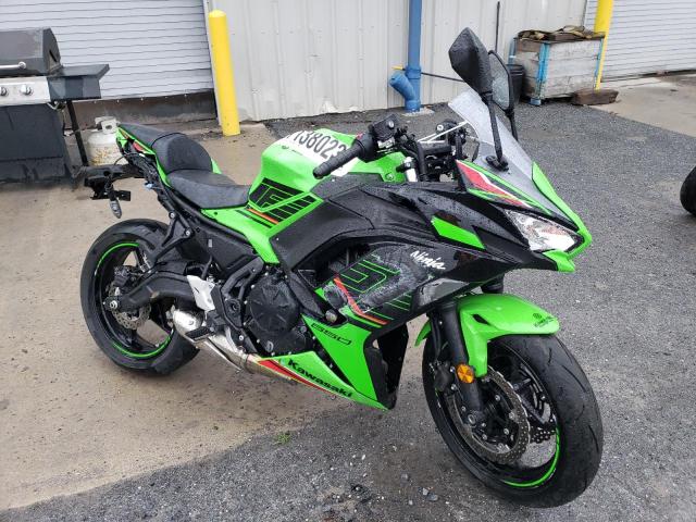 ML5EXER14PDA81661 - 2023 KAWASAKI EX650 R GREEN photo 1