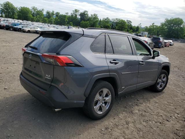JTMRWRFVXPD202294 - 2023 TOYOTA RAV4 XLE GRAY photo 3
