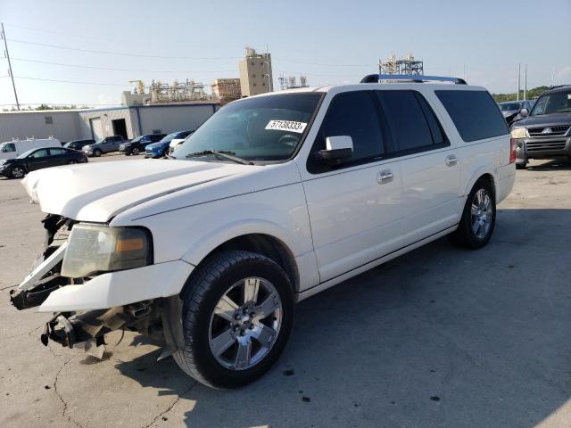 1FMJK1K58AEB71706 - 2010 FORD EXPEDITION EL LIMITED WHITE photo 1