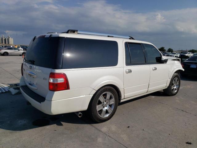 1FMJK1K58AEB71706 - 2010 FORD EXPEDITION EL LIMITED WHITE photo 3