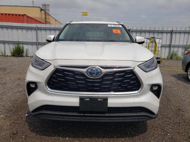 5TDXBRCH9PS117100 - 2023 TOYOTA HIGHLANDER HYBRID LIMITED WHITE photo 5