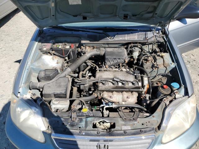 2HGEJ6617YH512191 - 2000 HONDA CIVIC BASE SILVER photo 11