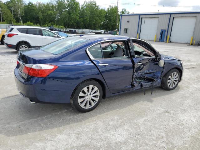 1HGCR3F83FA029501 - 2015 HONDA ACCORD EXL BLUE photo 3