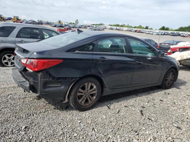 5NPEB4AC4CH471172 - 2012 HYUNDAI SONATA GLS BLACK photo 3