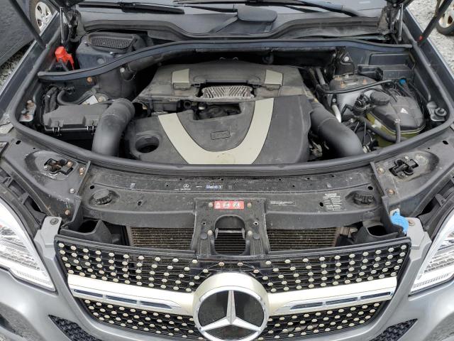 4JGBB8GB1BA665782 - 2011 MERCEDES-BENZ ML 350 4MATIC GRAY photo 12