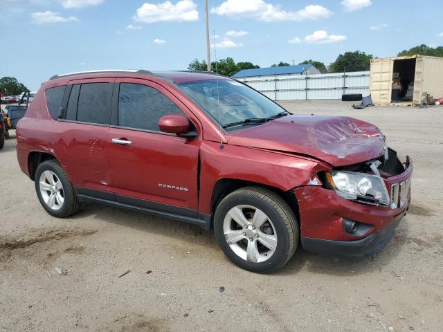 1C4NJDEB4ED600282 - 2014 JEEP COMPASS LATITUDE BURGUNDY photo 4