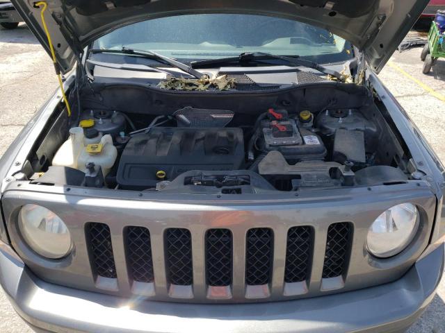 1C4NJRFBXED628079 - 2014 JEEP PATRIOT LATITUDE GRAY photo 11