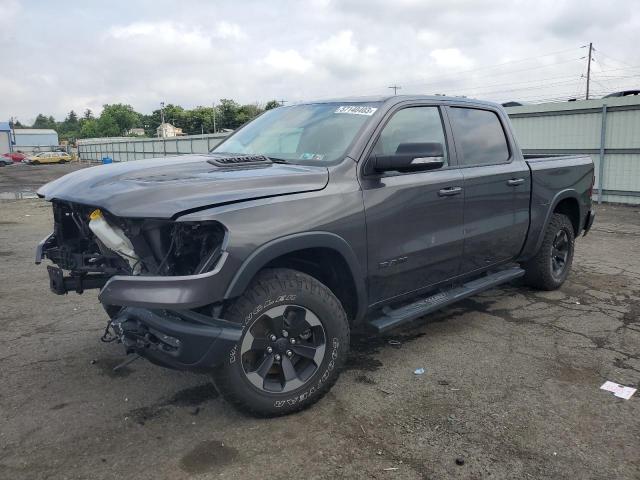 1C6SRFLT8KN783976 - 2019 RAM 1500 REBEL GRAY photo 1