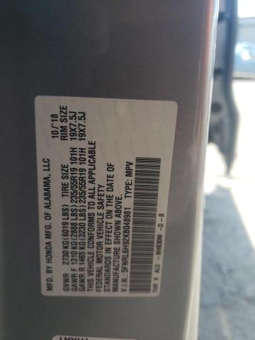 5FNRL6H92KB048981 - 2019 HONDA ODYSSEY ELITE Schwarz Foto 13