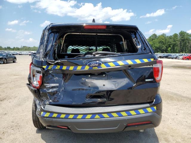 1FM5K8AR1KGB44805 - 2019 FORD EXPLORER POLICE INTERCEPTOR BLACK photo 6