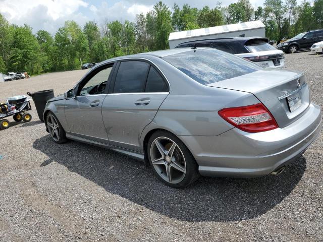 WDDGF8BB4AF463421 - 2010 MERCEDES-BENZ C 300 4MATIC SILVER photo 2