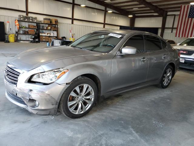 JN1BY1AP9DM512635 - 2013 INFINITI M37 SILVER photo 1