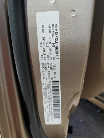 2C4RC1CG5CR300270 - 2012 CHRYSLER TOWN & COU TOURING L GOLD photo 13