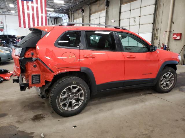 1C4PJMBX2MD239612 - 2021 JEEP CHEROKEE TRAILHAWK ORANGE photo 3