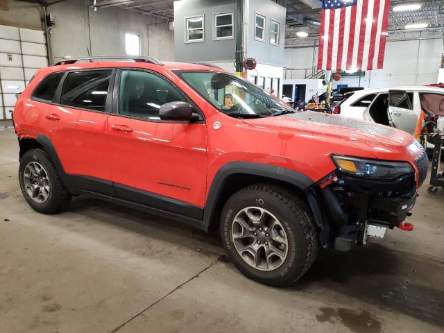 1C4PJMBX2MD239612 - 2021 JEEP CHEROKEE TRAILHAWK ORANGE photo 4