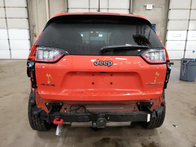 1C4PJMBX2MD239612 - 2021 JEEP CHEROKEE TRAILHAWK ORANGE photo 6