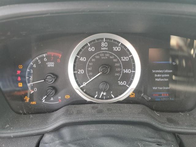 5YFEPMAE2MP167362 - 2021 TOYOTA COROLLA LE SILVER photo 9