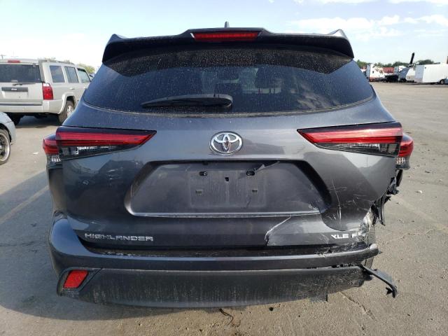 5TDGZRBH8LS510934 - 2020 TOYOTA HIGHLANDER XLE Մոխրագույն լուսանկար 6
