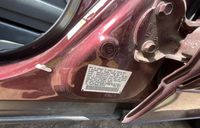 2HKYF18697H532313 - 2007 HONDA PILOT EXL BURGUNDY photo 10