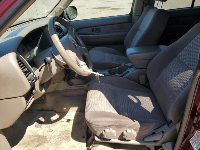 JN8DR09Y74W901065 - 2004 NISSAN PATHFINDER LE 勃艮第红 照片 7