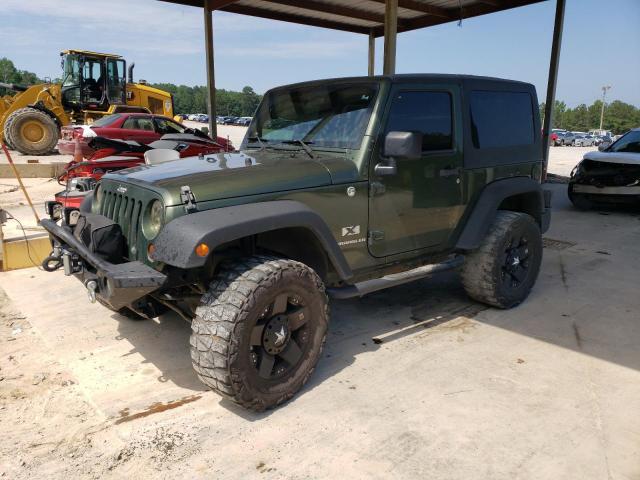 1J4FA24197L191376 - 2007 JEEP WRANGLER X GREEN photo 1