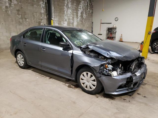 3VW2K7AJ1FM277309 - 2015 VOLKSWAGEN JETTA BASE 灰色 照片 4