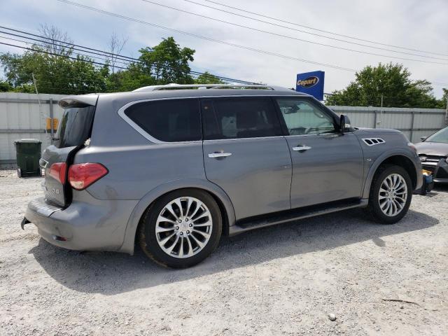 JN8AZ2NE8H9159497 - 2017 INFINITI QX80 BASE GRAY photo 3