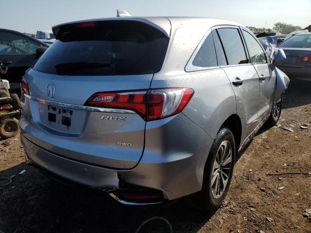 5J8TB4H74HL023471 - 2017 ACURA RDX ADVANCE SILVER photo 4