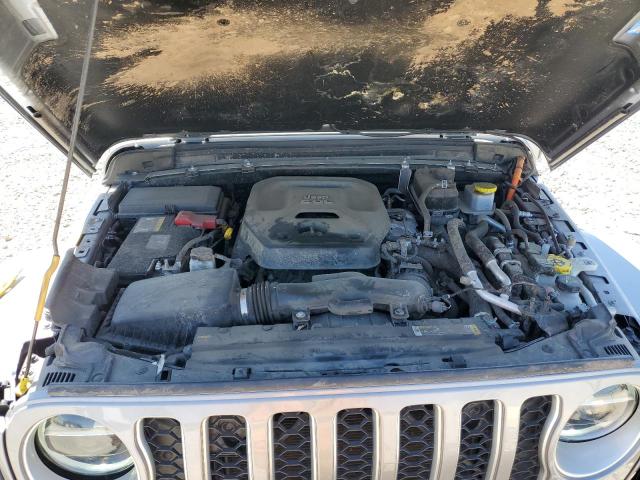 1C4JJXP6XMW642720 - 2021 JEEP WRANGLER U SAHARA 4XE SILVER photo 11