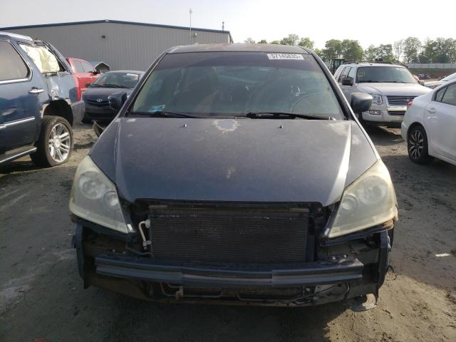 5FNRL38425B010111 - 2005 HONDA ODYSSEY EX CHARCOAL photo 5